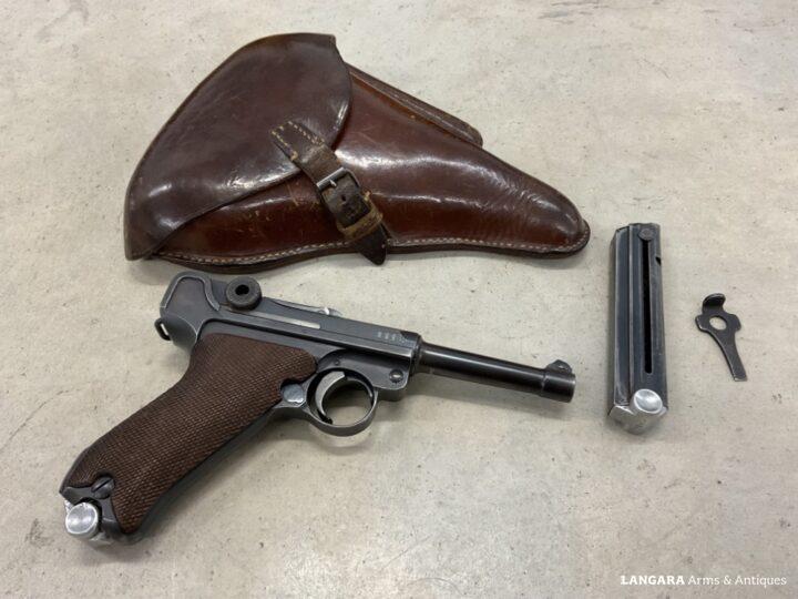 WW1 Era DWM P.08 Police Luger With Rig